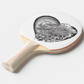 Raquette De Ping Pong Dragon Heart (Devant Angle)