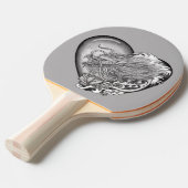 Raquette De Ping Pong Dragon Heart (Devant Angle)