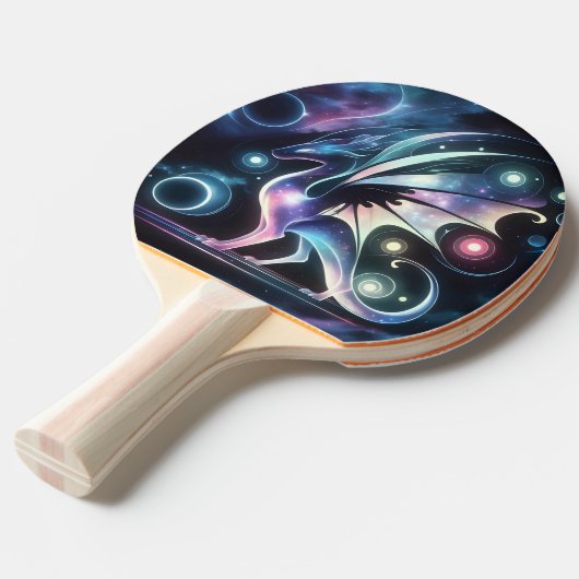 Raquette De Ping Pong Dragon papillon spatial (Devant Angle)