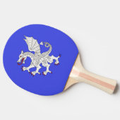 Raquette De Ping Pong Dragon Rampant Argent (Côté)