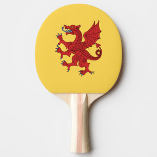 Raquette De Ping Pong Dragon Rampant Gules
