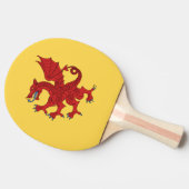 Raquette De Ping Pong Dragon Rampant Gules (Côté)