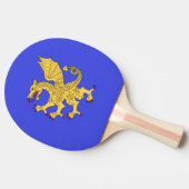 Raquette De Ping Pong Dragon Rampant Ou (Côté)