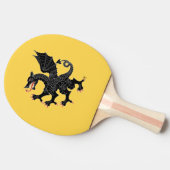 Raquette De Ping Pong Dragon Rampant Sable (Côté)