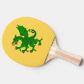 Raquette De Ping Pong Dragon Rampant Vert (Côté)