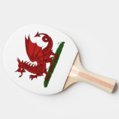 Raquette De Ping Pong Dragon rouge du Pays de Galles (Côté)