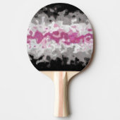 Raquette De Ping Pong Drapeau Abstrait de la Fierté Librafeminine (Devant)
