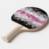 Raquette De Ping Pong Drapeau Abstrait de la Fierté Librafeminine (Devant Angle)