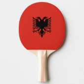 Raquette De Ping Pong Drapeau albanais (Devant)