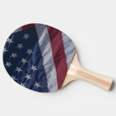 Raquette De Ping Pong Drapeau américain. (Côté)