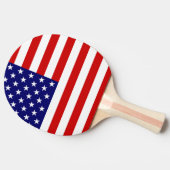 Raquette De Ping Pong Drapeau américain % (Côté)