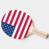 Raquette De Ping Pong Drapeau américain (Côté)