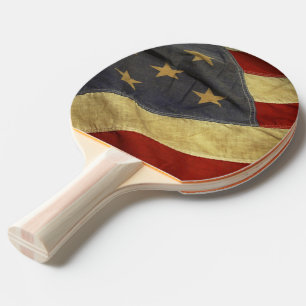 Raquette De Ping Pong Drapeau américain