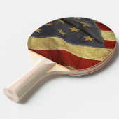 Raquette De Ping Pong Drapeau américain (Devant Angle)