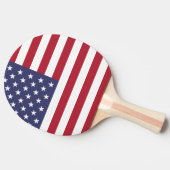 Raquette De Ping Pong Drapeau américain américain (Côté)