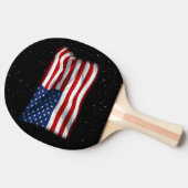 Raquette De Ping Pong Drapeau américain patriotique États-Unis (Côté)