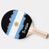 Raquette De Ping Pong Drapeau argentin traditionnel (Côté)