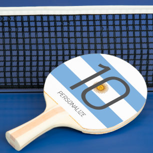 Raquette De Ping Pong Drapeau Argentine ping pong paddle