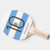 Raquette De Ping Pong Drapeau Argentine ping pong paddle (Côté)