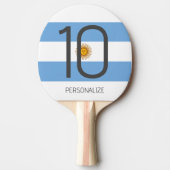 Raquette De Ping Pong Drapeau Argentine ping pong paddle (Devant)
