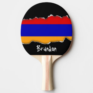 Raquette De Ping Pong Drapeau arménien