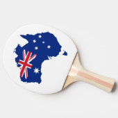 Raquette De Ping Pong Drapeau australien (Côté)