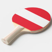 Raquette De Ping Pong Drapeau Autriche (Devant Angle)