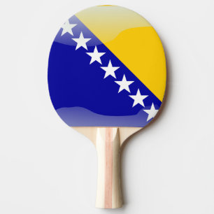 Raquette De Ping Pong Drapeau brillant bosnien