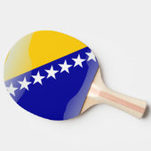 Raquette De Ping Pong Drapeau brillant bosnien (Côté)