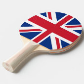 Raquette De Ping Pong Drapeau britannique Royal Union Jack (Devant Angle)