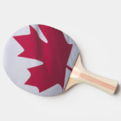 Raquette De Ping Pong Drapeau canadien. (Côté)