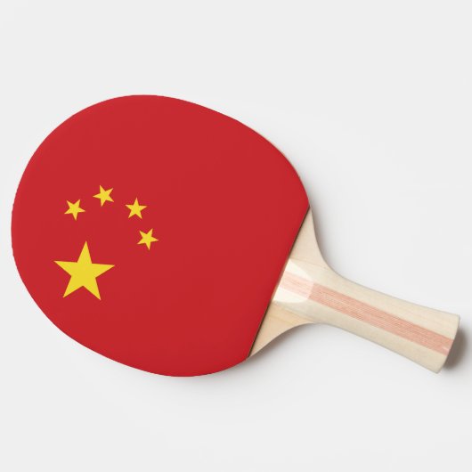 Raquette De Ping Pong Drapeau chinois (Côté)