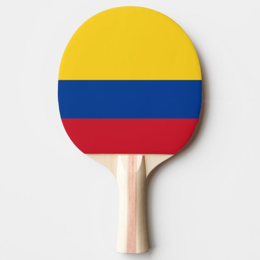 Raquette De Ping Pong Drapeau colombien (Devant)