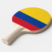 Raquette De Ping Pong Drapeau colombien (Devant Angle)