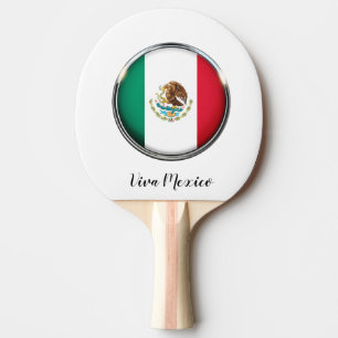 Raquette De Ping Pong Drapeau cool Mexique
