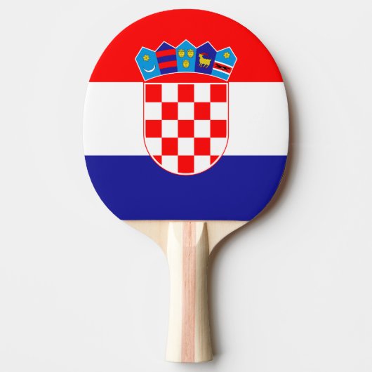 Raquette De Ping Pong Drapeau croate de ping-pong pour le ping-pong (Devant)