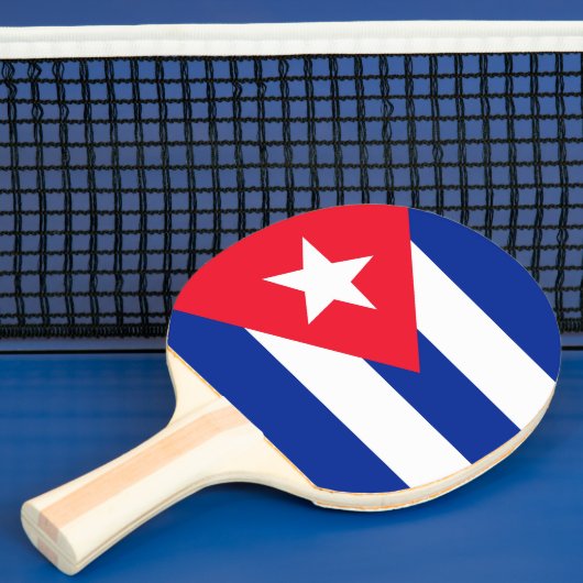 Raquette De Ping Pong Drapeau Cuba (Insitu)