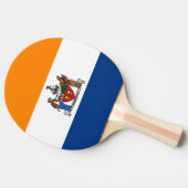 Raquette De Ping Pong Drapeau d'Albany, New York (Côté)