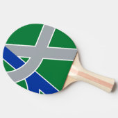 Raquette De Ping Pong Drapeau d'Albany, Oregon (Côté)