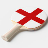 Raquette De Ping Pong Drapeau d'Angleterre (Devant Angle)