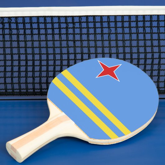 Raquette De Ping Pong Drapeau d'Aruba (Insitu)