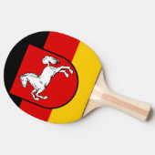 Raquette De Ping Pong Drapeau de Basse-Saxe Ping-Pong (Côté)