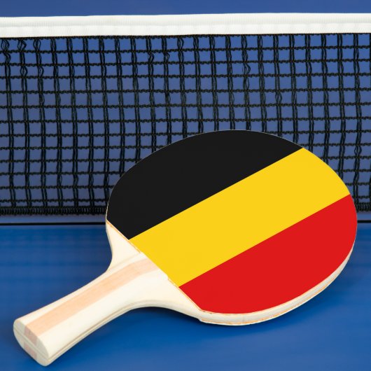 Raquette De Ping Pong Drapeau de Belgique (Insitu)