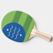 Raquette De Ping Pong Drapeau de Bellingham, Washington (Côté)