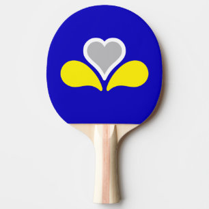 Raquette De Ping Pong Drapeau de Bruxelles, Belgique Ping-Pong Paddle
