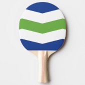 Raquette De Ping Pong Drapeau de Burlington, Vermont (Devant)