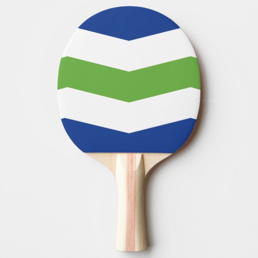 Raquette De Ping Pong Drapeau de Burlington, Vermont (Devant)