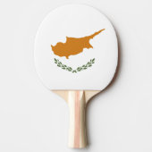 Raquette De Ping Pong Drapeau de Chypre (Devant)