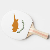 Raquette De Ping Pong Drapeau de Chypre (Côté)