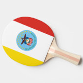 Raquette De Ping Pong Drapeau de Columbus, Ohio Ping Pong Paddle (Côté)